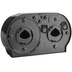 San Jamar R4070BKSS Summit Double Roll Jumbo Toilet Tissue Dispenser - Black San Jamar R4070BKSS Summit Double Roll Jumbo Toilet Tissue Dispenser - Black