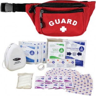 Kemp USA 10-103-RED-S1 Red First Aid Hip Pack with First Aid Supply Pack Kemp USA 10-103-RED-S1 Red First Aid Hip Pack with First Aid Supply Pack
