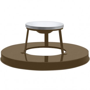 Witt Industries M3601-ATL-BN Brown Steel Ash Top Lid for Oakley Series 36 Gallon Decorative Trash Can Witt Industries M3601-ATL-BN Brown Steel Ash Top Lid for Oakley Series 36 Gallon Decorative Trash Can
