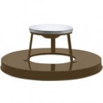Witt Industries M3601-ATL-BN Brown Steel Ash Top Lid for Oakley Series 36 Gallon Decorative Trash Can Witt Industries M3601-ATL-BN Brown Steel Ash Top Lid for Oakley Series 36 Gallon Decorative Trash Can