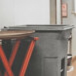 Toter ANA64-10827 64 Gallon Graystone Rotational Molded Wheeled Rectangular Trash Can with Lid Toter ANA64-10827 64 Gallon Graystone Rotational Molded Wheeled Rectangular Trash Can with Lid