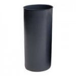 Rubbermaid® FG817088BLA Marshal Classic Black Round Resin Trash Can with Retainer Bands 100 Qt. / 25 Gallon Rubbermaid® FG817088BLA Marshal Classic Black Round Resin Trash Can with Retainer Bands 100 Qt. / 25 Gallon