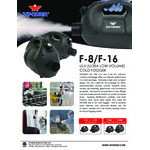 XPOWER F-8 Corded Electric ULV Cold Fogger with 0.8 Liter (0.2 Gallon) Tank - 115V