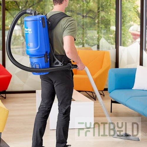 Clarke Comfort Pak 10 Qt. Backpack Vacuum with HEPA Filtration and Tool Kit - 110/120V