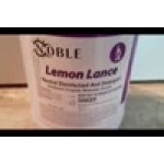 Noble Chemical 2.5 Gallon / 320 oz. Lemon Lance Lemon Concentrated Disinfectant & Detergent Cleaner - 2/Case