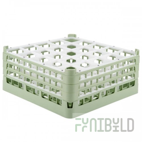 Vollrath 52712 Signature Full-Size Light Green 25-Compartment 7 1/8