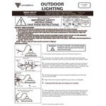 Canarm Landis Matte Black Outdoor Barn Light - 120V, 100W