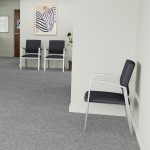 Lesro Newport Patriot Plus Black Vinyl Guest Arm Chair with Silver Powder-Coated Steel Legs Lesro Newport Patriot Plus Black Vinyl Guest Arm Chair with Silver Powder-Coated Steel Legs