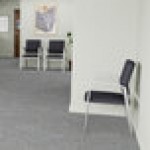 Lesro Newport Patriot Plus Black Vinyl Guest Arm Chair with Silver Powder-Coated Steel Legs Lesro Newport Patriot Plus Black Vinyl Guest Arm Chair with Silver Powder-Coated Steel Legs