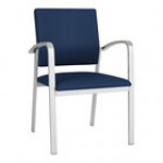 Lesro Newport Patriot Plus Black Vinyl Guest Arm Chair with Silver Powder-Coated Steel Legs Lesro Newport Patriot Plus Black Vinyl Guest Arm Chair with Silver Powder-Coated Steel Legs
