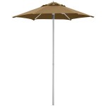 Lancaster Table & Seating 6' Nutmeg Push Lift Aluminum Umbrella
