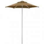 Lancaster Table & Seating 6' Nutmeg Push Lift Aluminum Umbrella