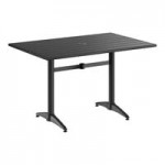 Lancaster Table & Seating 6' Nutmeg Push Lift Aluminum Umbrella