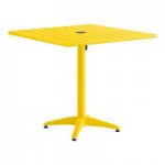 Lancaster Table & Seating 6' Nutmeg Push Lift Aluminum Umbrella