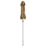 Lancaster Table & Seating 6' Nutmeg Push Lift Aluminum Umbrella