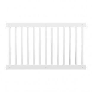 Mod-Fence Mod-Traditional 6' White Traditional Fence Panel Mod-Fence Mod-Traditional 6' White Traditional Fence Panel