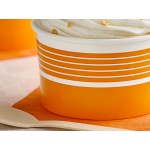 Choice 16 oz. Orange Paper Frozen Yogurt / Soup / Food Cup - 1,000/Case Choice 16 oz. Orange Paper Frozen Yogurt / Soup / Food Cup - 1,000/Case