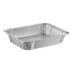 Western Plastics Half Size Foil Steam Table Pan - 2 9/16