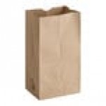 Duro Husky Dubl Life 25 lb. Shorty Heavy Duty Natural Kraft Bag - 400/Bundle