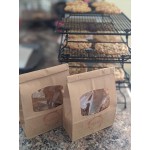 Choice 2 lb. Brown Kraft Customizable Paper Cookie / Coffee / Donut Bag with Window and Tin Tie Closure - 500/Case Choice 2 lb. Brown Kraft Customizable Paper Cookie / Coffee / Donut Bag with Window and Tin Tie Closure - 500/Case