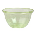 Eco-Products Veridian 18 oz. Compostable Green PLA Plastic Salad Bowl with Lid - 150/Case