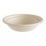 World Centric Clear Compostable PLA Lid for 16-32 oz. Fiber Bowl and 42 oz. NoTree Wide Paper Bowl - 300/Case