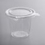 Dart SafeSeal 12 oz. Tamper-Resistant, Tamper-Evident Snack Cup with Flat Lid - 256/Case
