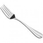Acopa Brigitte 18/8 Stainless Steel Extra Heavy Weight Flatware 5-Piece Set - Sample