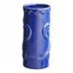 Acopa 21 oz. Blue Ceramic Tiki Mug - Sample