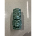 Acopa 21 oz. Blue Ceramic Tiki Mug - Sample