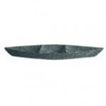 G.E.T. Enterprises BT319-MOD-BB Bugambilia 6.9 Qt. Smooth MOD Finish Black Resin-Coated Aluminum Deep Boat with Dividers