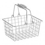 American Metalcraft RBHC759 Chrome Tabletop Market Basket - 9