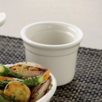 Libbey 950027737 Casablanca 4 oz. Cream White Porcelain Custard Dish - 24/Case