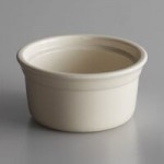 Libbey 950027737 Casablanca 4 oz. Cream White Porcelain Custard Dish - 24/Case