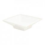 Front of the House Catalyst 1 oz. European White Round Porcelain Sauce Dish - 12/Case