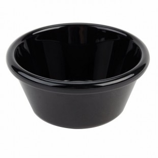 Carlisle 4312603 Black 6 oz. Smooth Plastic Ramekin - 48/Case Carlisle 4312603 Black 6 oz. Smooth Plastic Ramekin - 48/Case