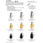 TableCraft 68 oz. Gold Stainless Steel Coffee Carafe 12679 - 6/Case TableCraft 68 oz. Gold Stainless Steel Coffee Carafe 12679 - 6/Case