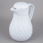 Vollrath 52160 SwirlServe 42 oz. White Hot-N-Cold Beverage Server Vollrath 52160 SwirlServe 42 oz. White Hot-N-Cold Beverage Server