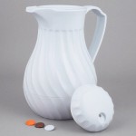 Vollrath 52160 SwirlServe 42 oz. White Hot-N-Cold Beverage Server Vollrath 52160 SwirlServe 42 oz. White Hot-N-Cold Beverage Server