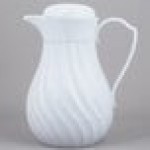 Vollrath 52160 SwirlServe 42 oz. White Hot-N-Cold Beverage Server Vollrath 52160 SwirlServe 42 oz. White Hot-N-Cold Beverage Server