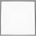 CAC CTY-40 Citysquare 60 oz. Bright White Square Porcelain Bowl - 12/Case