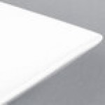 CAC CTY-40 Citysquare 60 oz. Bright White Square Porcelain Bowl - 12/Case