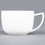 CAC CTY-40 Citysquare 60 oz. Bright White Square Porcelain Bowl - 12/Case