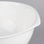 Villeroy & Boch 10-3420-3170 Flow 84.5 oz. White Premium Porcelain Salad Bowl - 6/Case Villeroy & Boch 10-3420-3170 Flow 84.5 oz. White Premium Porcelain Salad Bowl - 6/Case