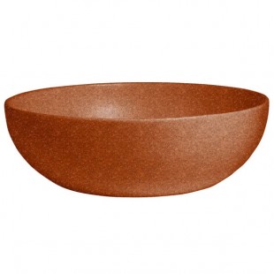G.E.T. Enterprises BRD18-MOD-T Bugambilia 15.9 Qt. Smooth MOD Finish Terracotta Resin-Coated Aluminum Extra Large Deep Round Bowl G.E.T. Enterprises BRD18-MOD-T Bugambilia 15.9 Qt. Smooth MOD Finish Terracotta Resin-Coated Aluminum Extra Large Deep Round Bowl