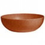G.E.T. Enterprises BRD18-MOD-T Bugambilia 15.9 Qt. Smooth MOD Finish Terracotta Resin-Coated Aluminum Extra Large Deep Round Bowl G.E.T. Enterprises BRD18-MOD-T Bugambilia 15.9 Qt. Smooth MOD Finish Terracotta Resin-Coated Aluminum Extra Large Deep Round Bowl
