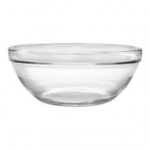 Duralex Gigogne 195.2 oz. Clear Glass Bowl - 6/Case