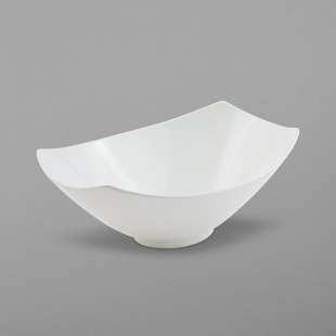 Bon Chef 2515PWHT Gondola 160 oz. White Sandstone Cast Aluminum Bowl Bon Chef 2515PWHT Gondola 160 oz. White Sandstone Cast Aluminum Bowl