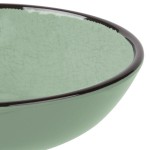 Elite Global Solutions DB8225M Mojave Vintage California 32 oz. Hemlock Round Crackle Bowl - 6/Case