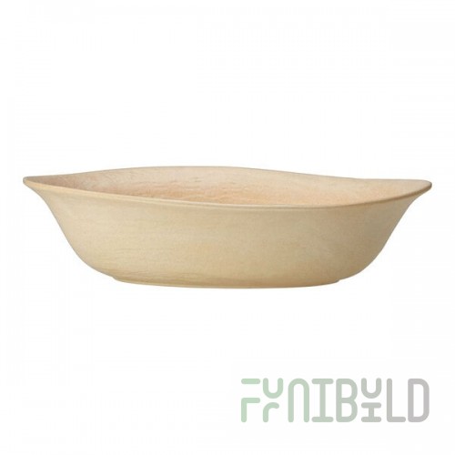 Creations Scape from Steelite International 2.5 Qt. Papyrus Melamine Oval Bowl